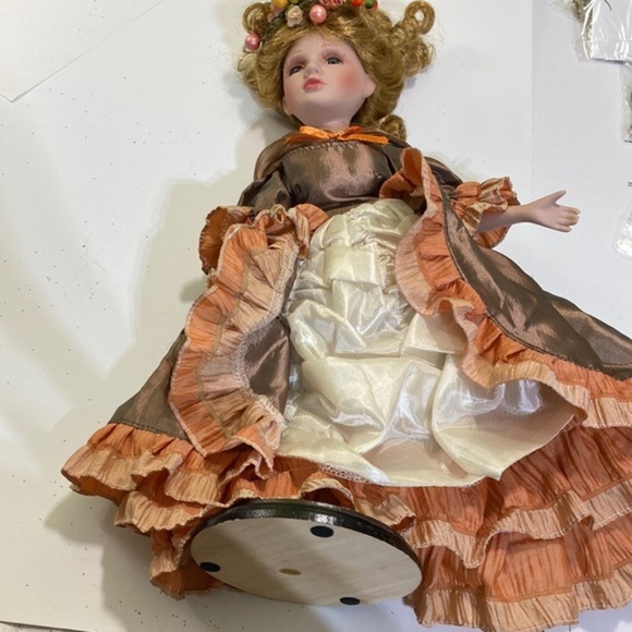 Elegant Brown and Cream Doll